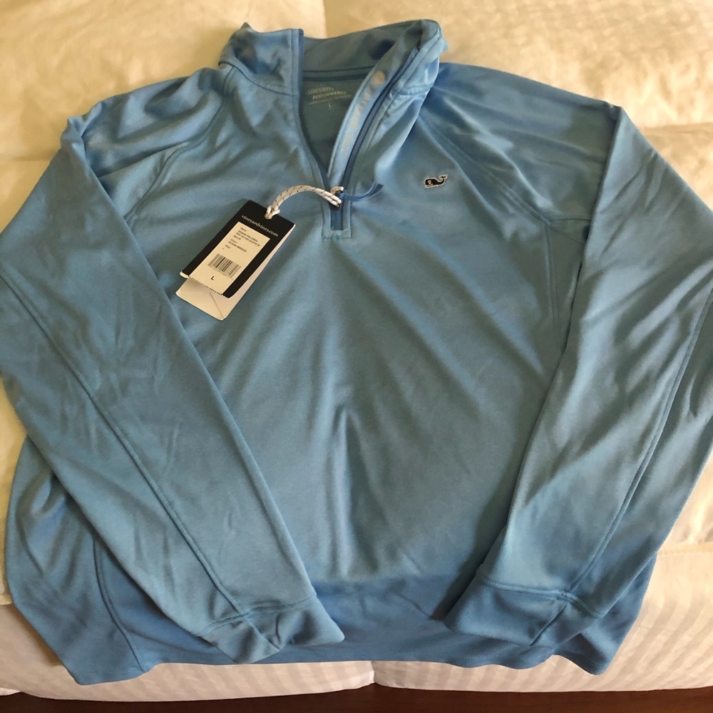 Vineyard Vines NWT Boys 1/4 Zip Size Large - 16